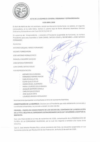 Imagen noticia Celtic Elche CF