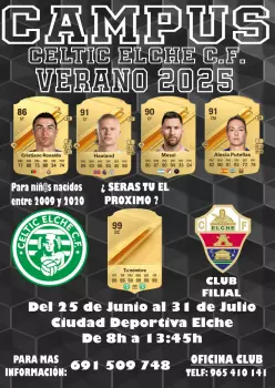CAMPUS VERANO CF CELTIC ELCHE- 2025